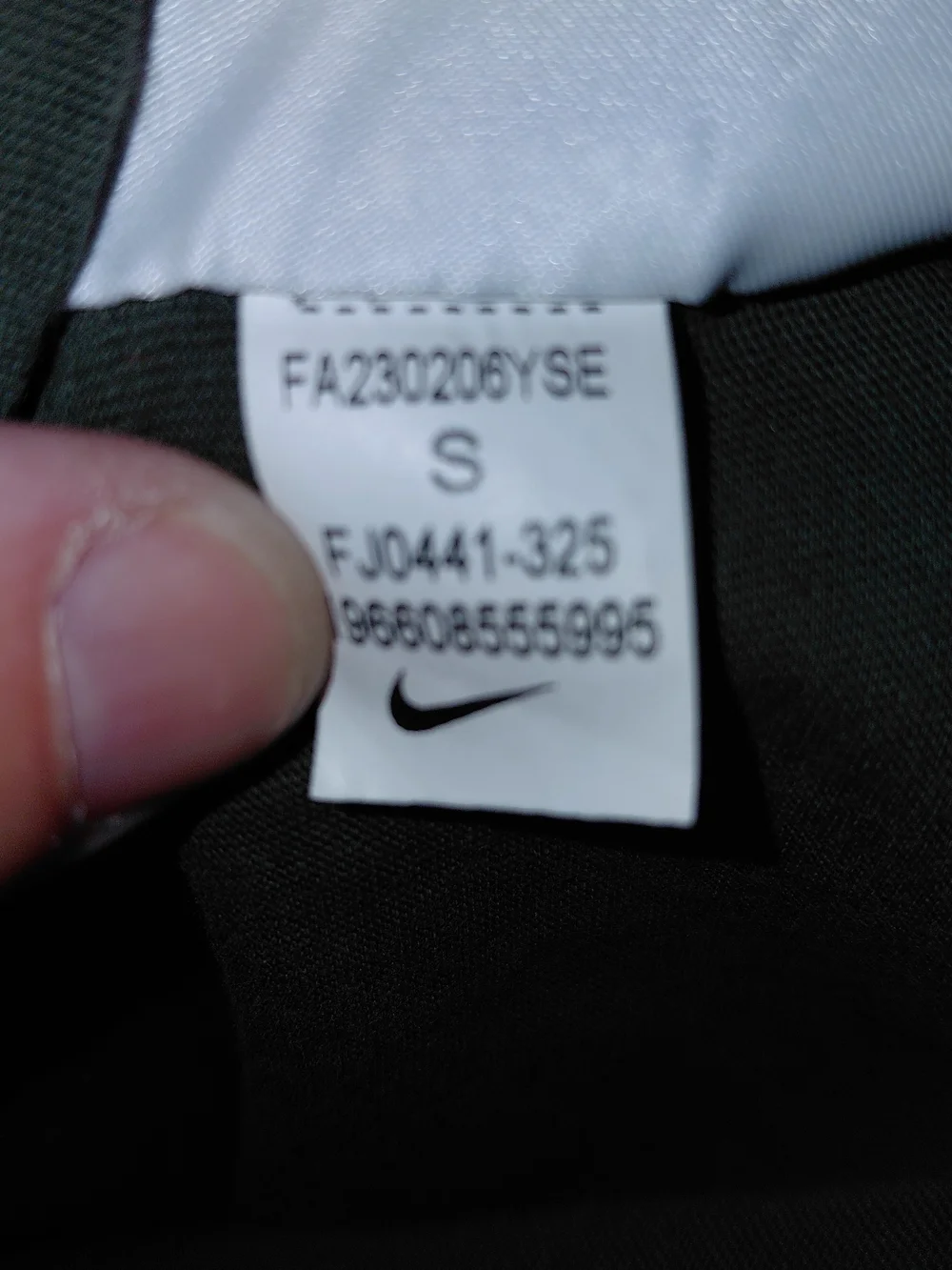 Nike Olive Green Long Sleeve Shirt with White Logo #2213